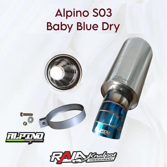 Knalpot Mobil Resing Alpino Suara Garing