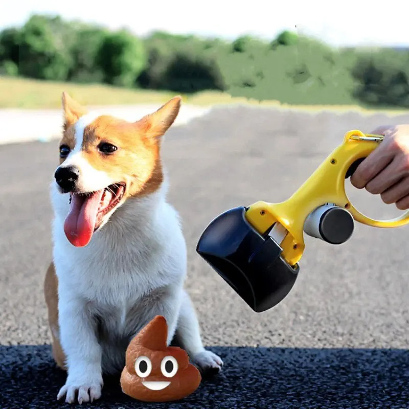 

Pet Dog Pooper Scooper Portable Outdoor Cleaner Garbage Picker Poop Bag Collection Convenient