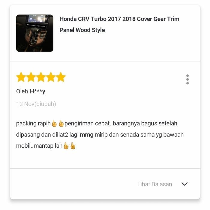 Honda Crv Turbo 2017 2018 Cover Gear Trim Panel Wood Style