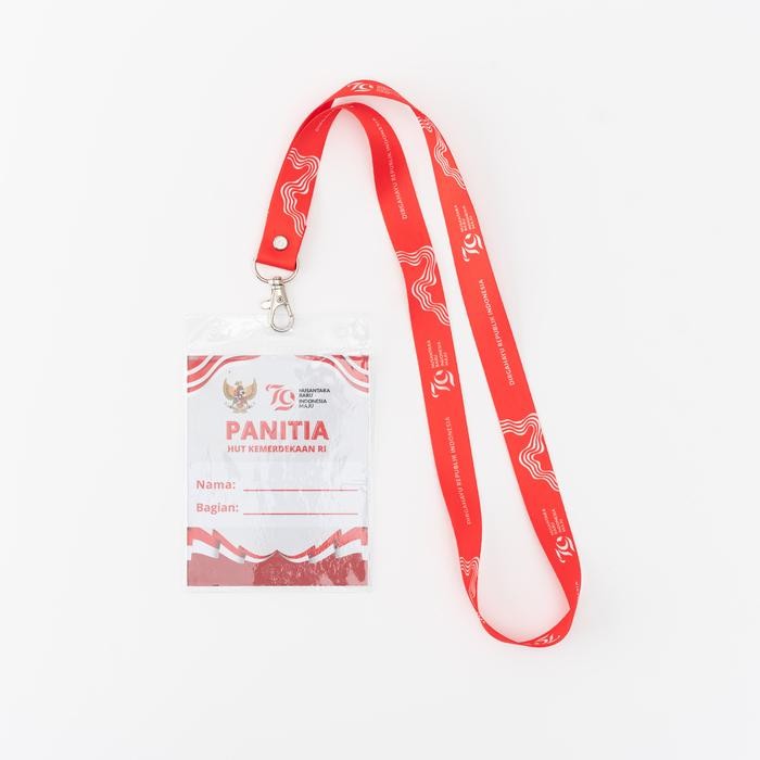 

(Allthebest) Name Tag Panitia 17 Agustus Kalung Lanyard Lomba Kemerdekaan HUT RI
