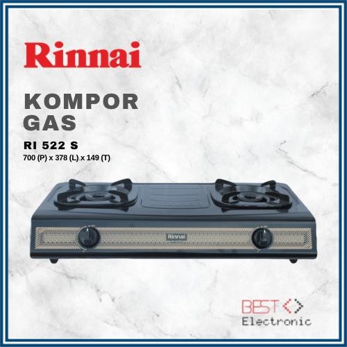Kompor Gas Rinnai Ri 522S Kompor Murah Rinnai 522S Kompor Stainless Steel Stove Batik Rinnai 2