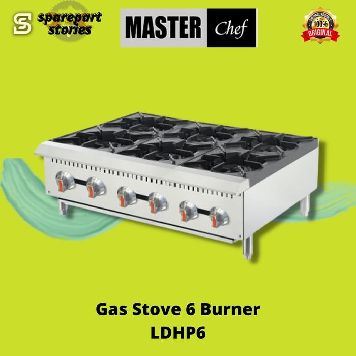 Master Gas Stove 6 Burner Ldhp 6/ Kompor Gas 6 Tungku