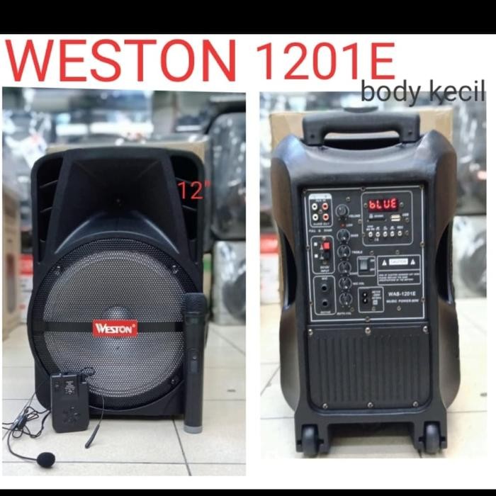 JUAL Speaker portable meeting wireless Weston 12 inchi bluetooth ORIGINAL