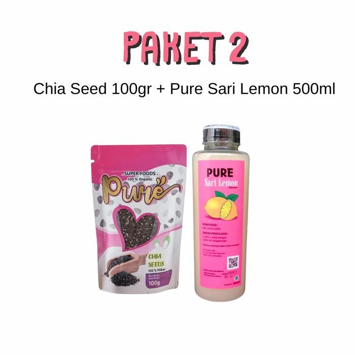 

Paket 2: Chia Seed & Lemon Besar