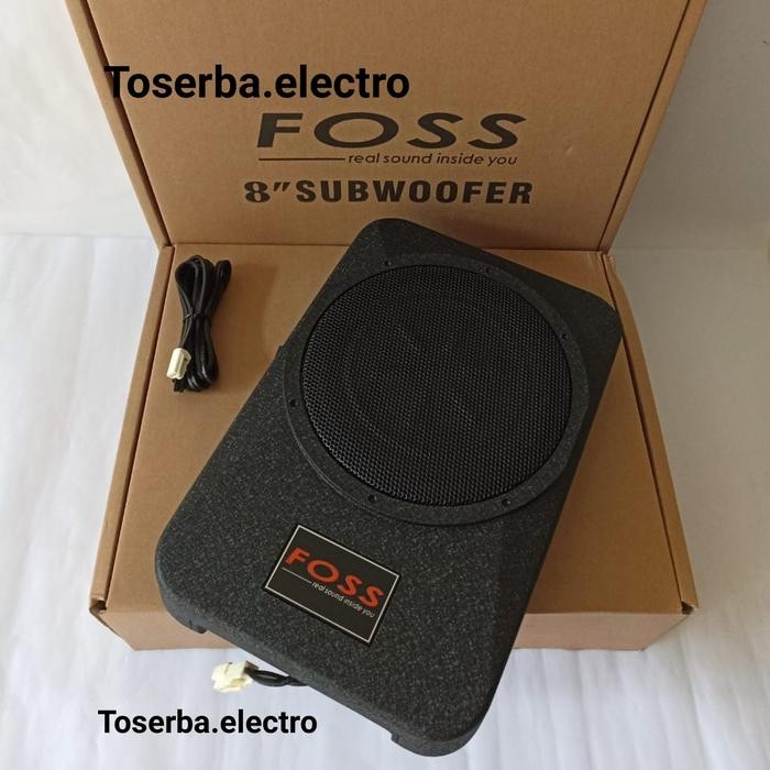 Terhemat Subwoofer Kolong Jok 8 Inch Pasif 8In Foss Genetic Audio Mobil