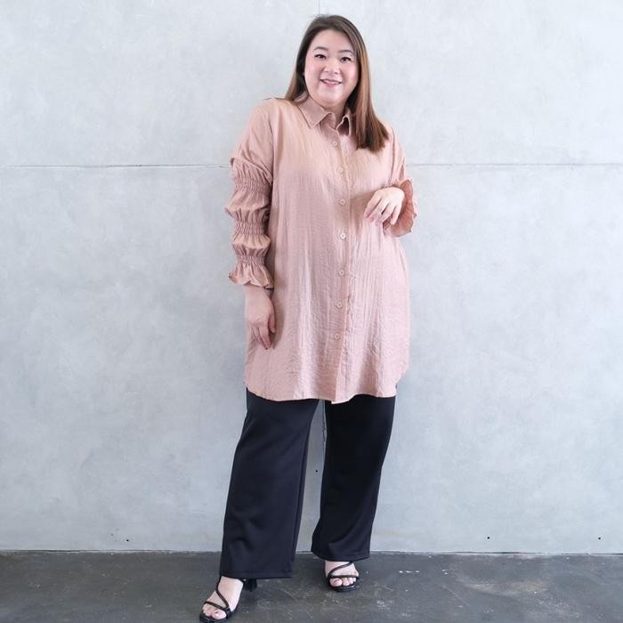 Pedkey Butik - 1805 Gevi Tunic Bigsize Jumbo Tunik Wanita Big Size Xxxl