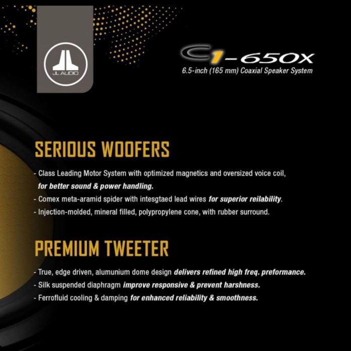 Spesial Jl Audio C1-650X - Speaker Coaxial