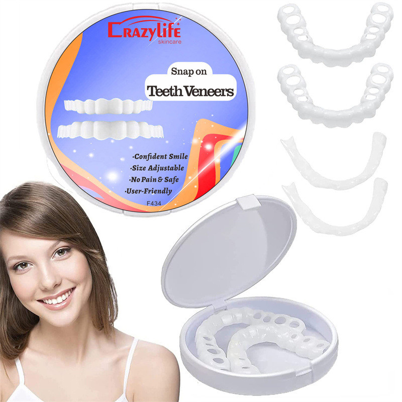 Remarkable Teeth Veneers Tooth Cover Set Dentures Dental Veneers Snap