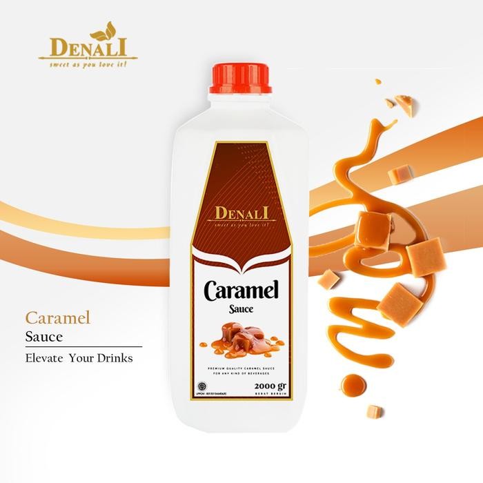 

Denali Sauce Caramel Denali - Topping Minuman Premium 2000gr untuk Hotel Restaurant & Cafe Sirup