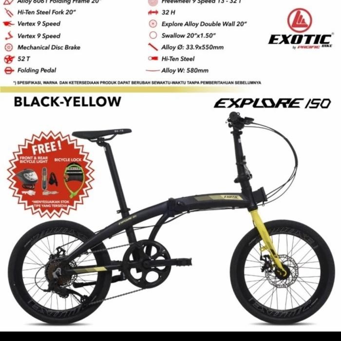 Sepeda Lipat 20 Exotic 2026 Cakram