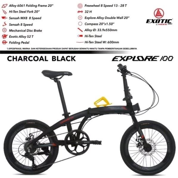 Sepeda Lipat Folding Bike 16 Exotic Explore 100