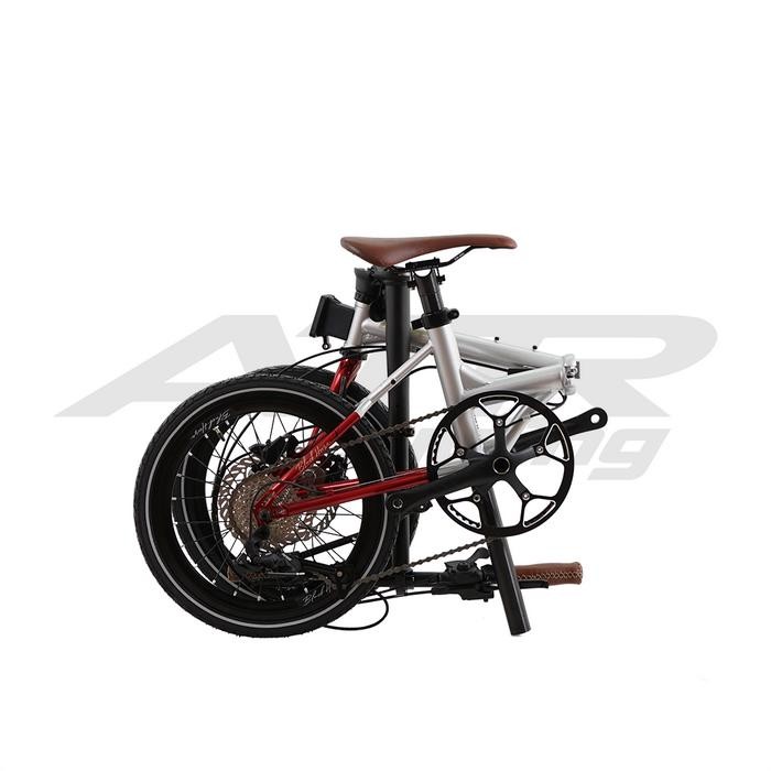 United Bike Sepeda Lipat Folding 16-10 U Black Horse X (20.1) Slvrd