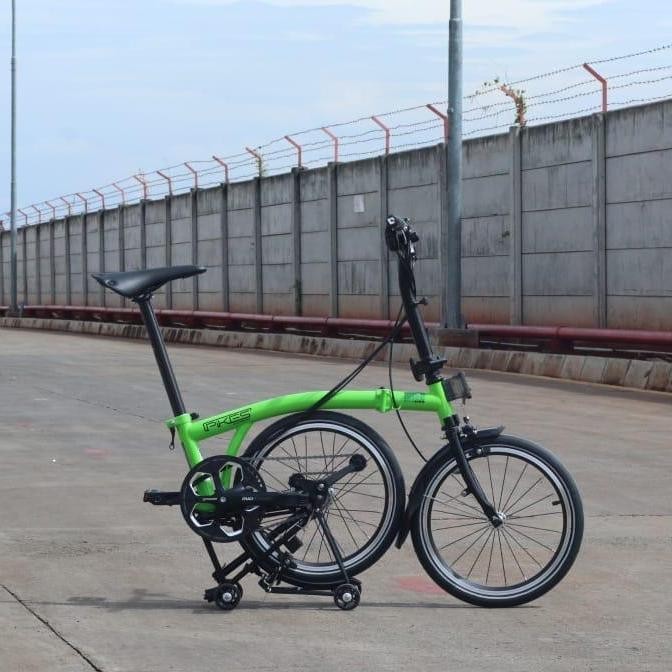 Sepeda Lipat Element Pikes Neon Lime