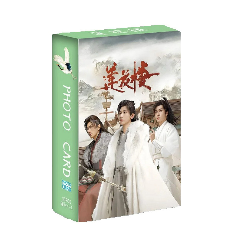 55 Pcs/Box Mysterious Lotus Casebook Laser Lomo Card Cheng Yi & & Zeng Shunxi Holographic Photo