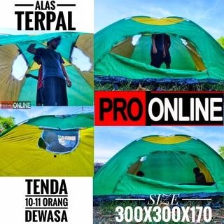 Tenda Camping Orang 10-11 Dewasa - Tenda Kapasitas 8-9 Untuk Kemping Outdoor Parasut