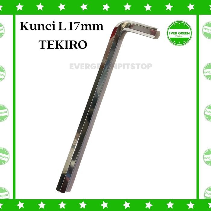 TEKIRO Kunci L 17 mm Segienam Kunci L17 Hexagon Besar Segi Enam L 17mm