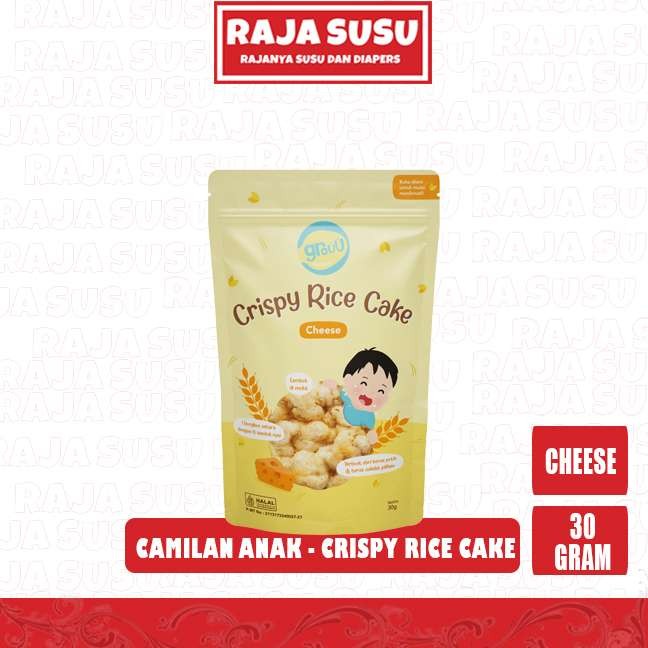 

GROUU CRISPY RICE CAKE CHEESE 30GR - RAJA SUSU