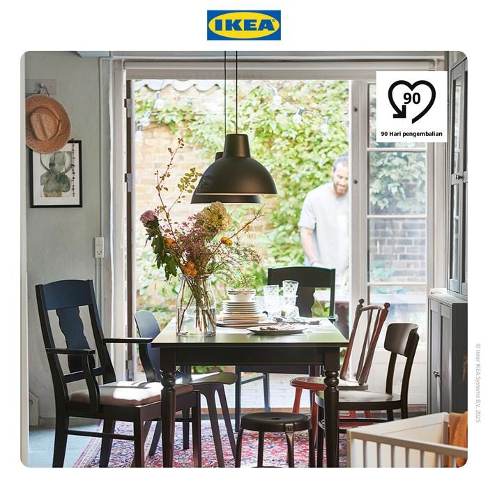 NEW IKEA SKURUP Lampu Gantung Hitam Minimalis 38cm