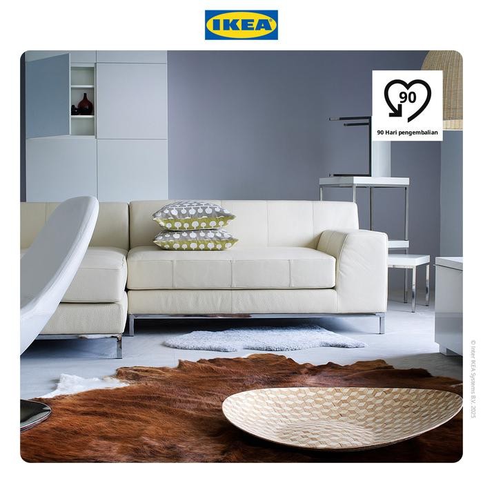 NEW IKEA KOLDBY Karpet Kulit Sapi Cokelat Minimalis
