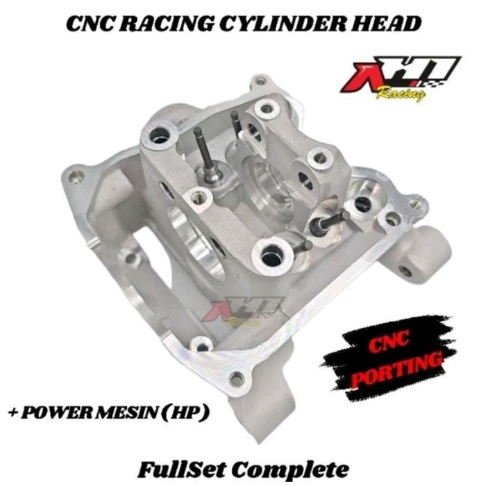 DISKON SUPER CNC PORTING CYLINDER HEAD BLOK AH1 RACING AEROX 155 NEW NEW NMAX155 WR 155 XSR 155 R15