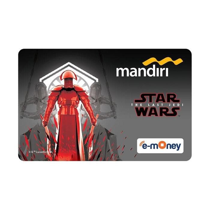 NEW Mandiri E-Money Star Wars: The Last Jedi Edition - Elite Praetorian