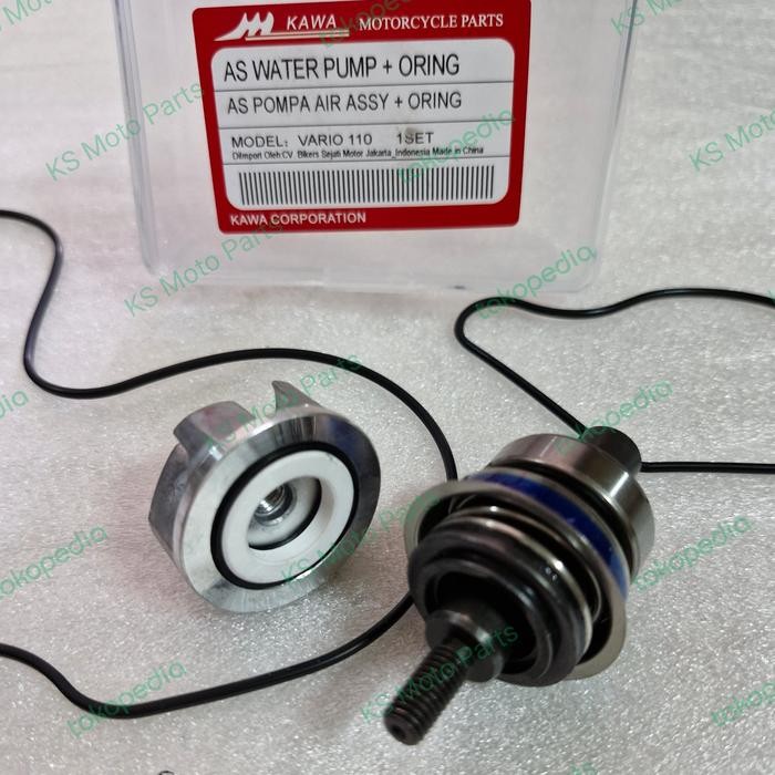 As Water Pump (Pompa Air Radiator) Vario 110, Vario 110 Techno (Komplit Oring + Sil)