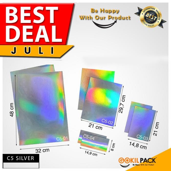 

Kertas Laminating Hologram Kertas Lembaran - C5