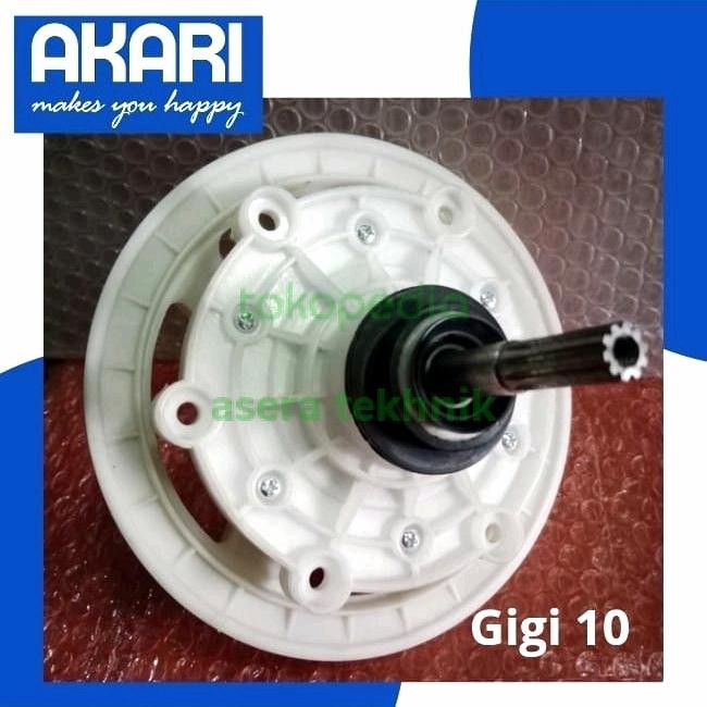 GEARBOX MESIN CUCI 2 TABUNG AKARI GIGI 10