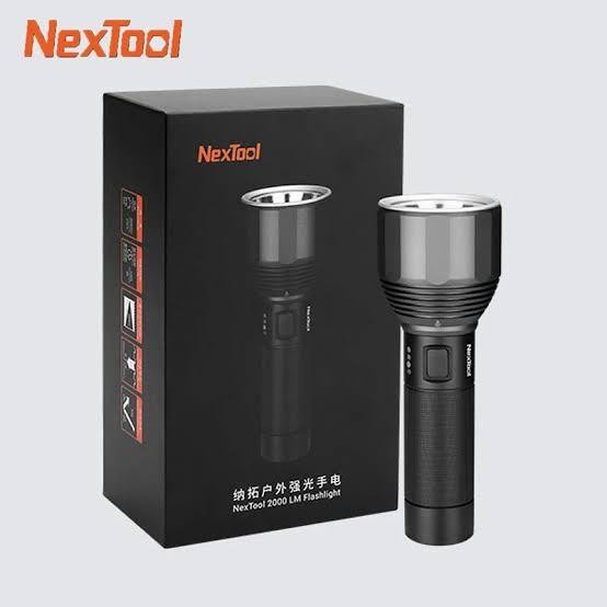 Xiaomi NexTool Senter LED USB Rechargeable 2000 Lumens