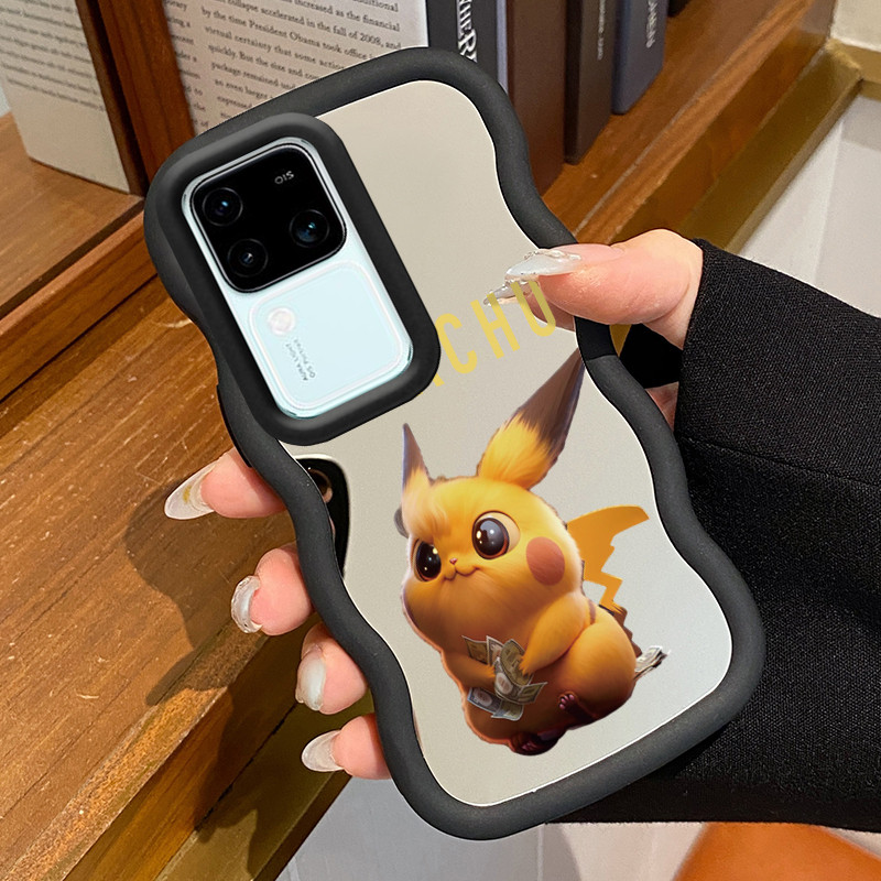 Casing Untuk VIVO V30 5G V30 Pro 5G Case Casing pola Peri Kuning Kesing HP Silikon Softcase Macaron 