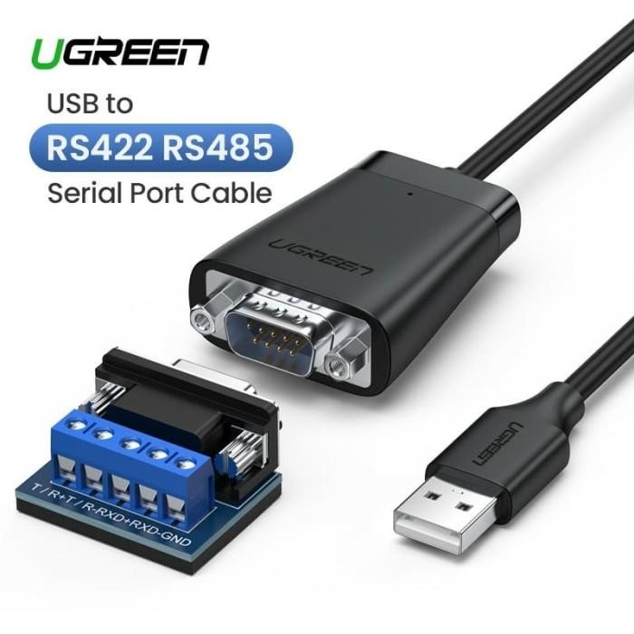 UGREEN USB TO RS422 RS485 SERIAL PORT CONVERTER DB9 MALE FTDI - 60562