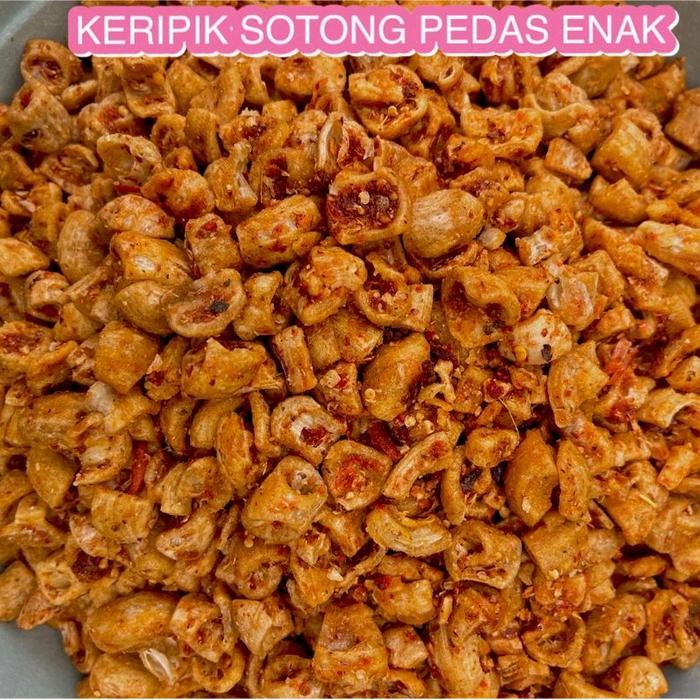 

Keripik Sotong Pedas VIRAL Berat 1 kg - Makanan Food Chips Asin Snack Crispy Camilan Kripik Manis