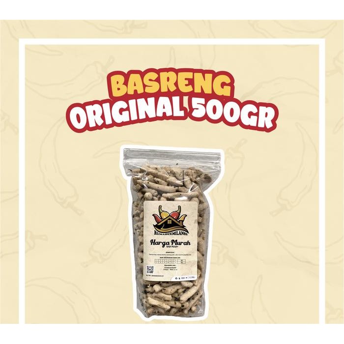 

BASRENG ORIGINAL DAUN JERUK 500 GR Food Snacks Pedas Snack