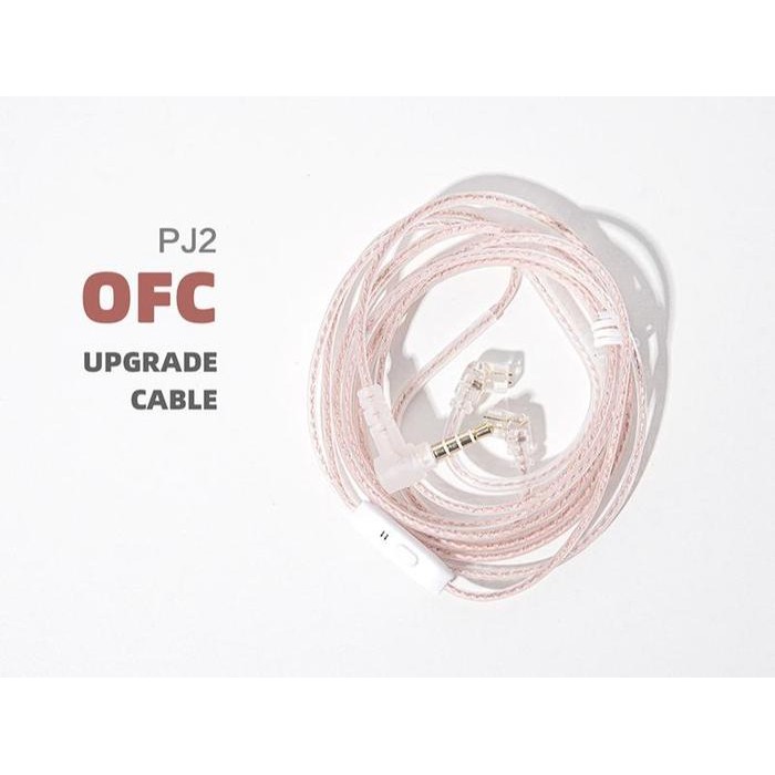 JCALLY PJ2 Earphone Upgrade Cable OFC Kabel Upgrade Headset IEM