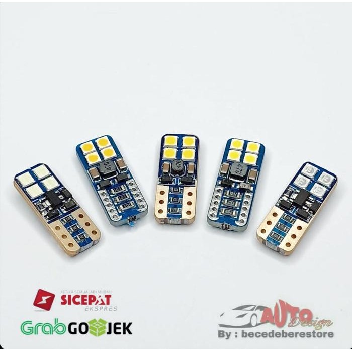Lampu LED T10 Chip 3030 - 8 SMD