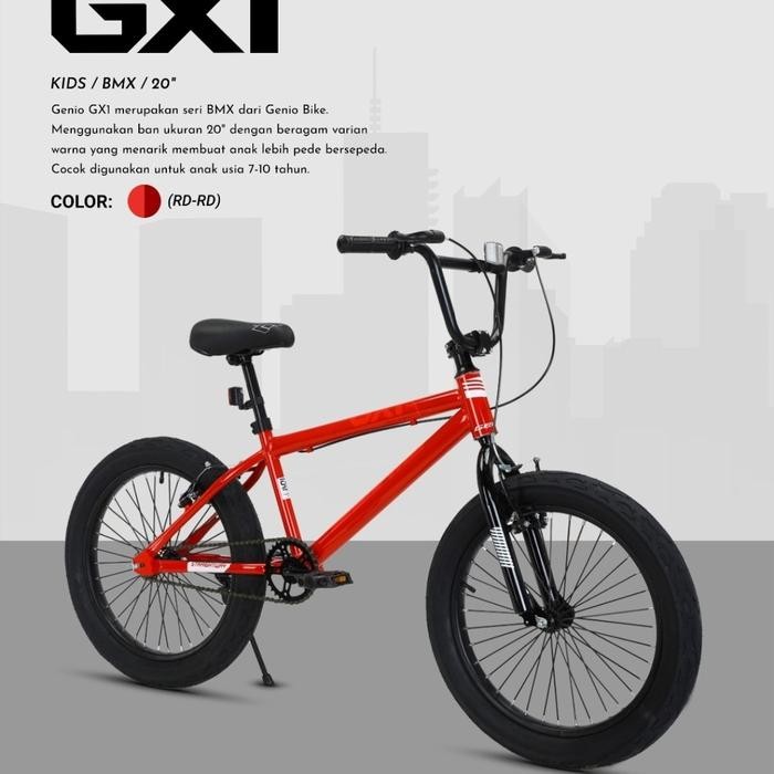 Sepeda Bmx 20 Inch Genio Gx 1 Gx1 Gx01Sepeda Anak Laki