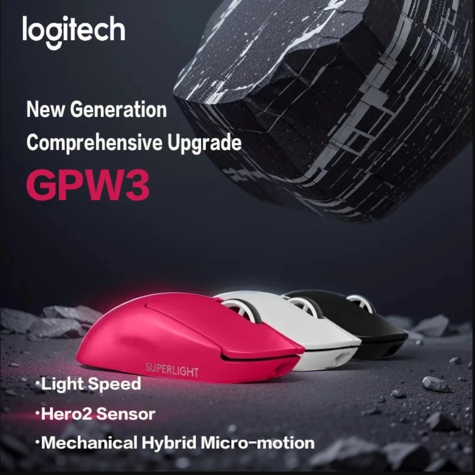 Logitech PRO X  SUPERLIGHT 2 GPW3 Wireless Mouse Gaming Mouse Gpw Second Generation Upgrade Hero2 Se
