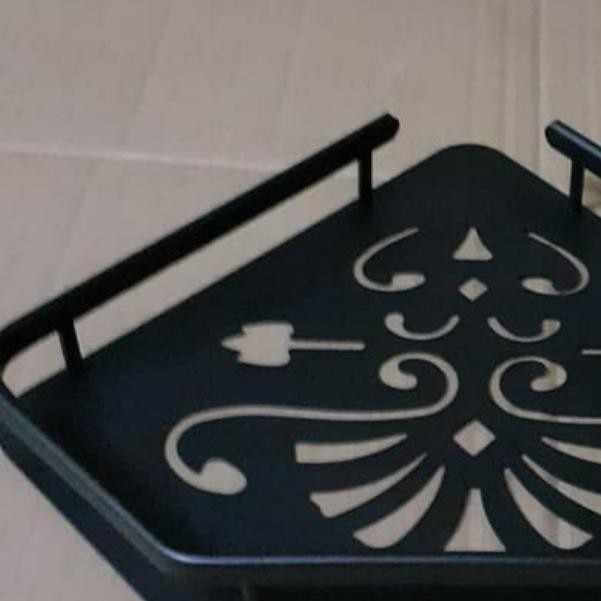 Rak Sabun Sudut Fiorentino Black / Rak Sudut Serbaguna Black