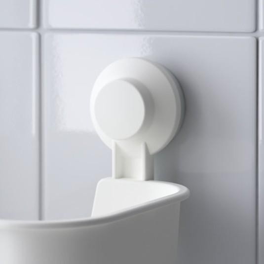 Kea Kotak Gantung Tempel Kamar Mandi /Wadah Alat Mandi _Putih