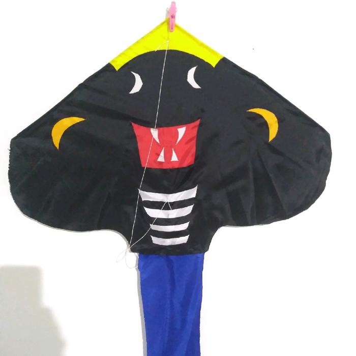 (Allthebest) layang layang pantai motif cobra / layang layang kain pantai bukan layang layang naga