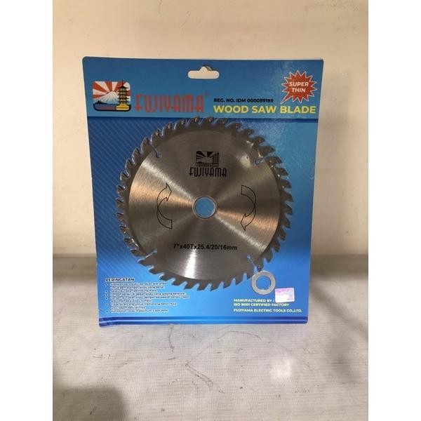 (Allthebest) mata gergaji kayu 7 inch / mata gergaji kayu 7x40t fujiyama / mata circular saw kayu