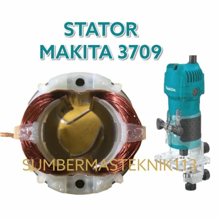 STATOR MAKITA 3709 BANTALAN MESIN PROFIL MAKITA 3709 MESIN TRIMER 3709