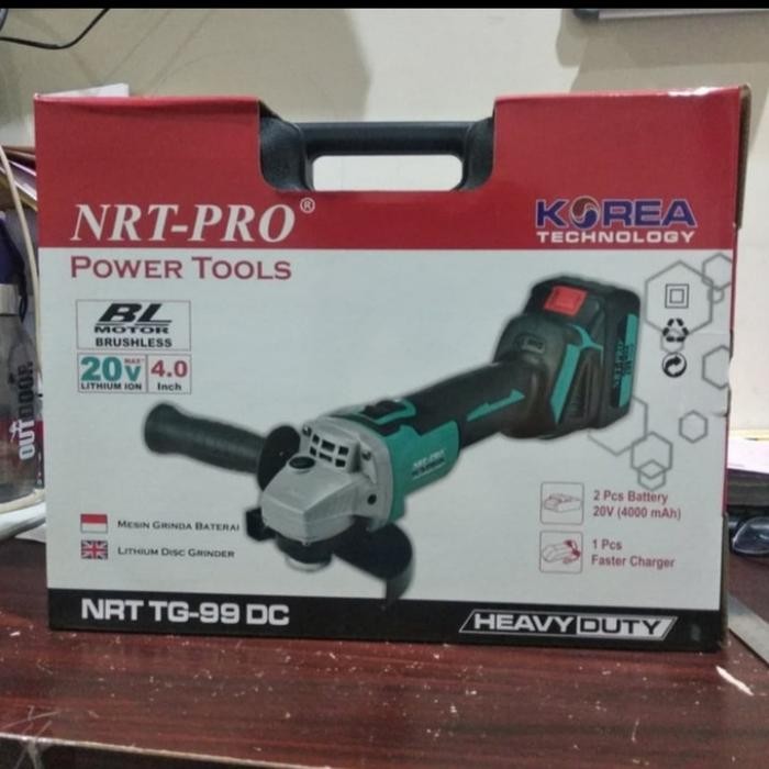 Gurinda Cordless Gerinda Battery NRT PRO 4" TG 99 DC/Dewalt
