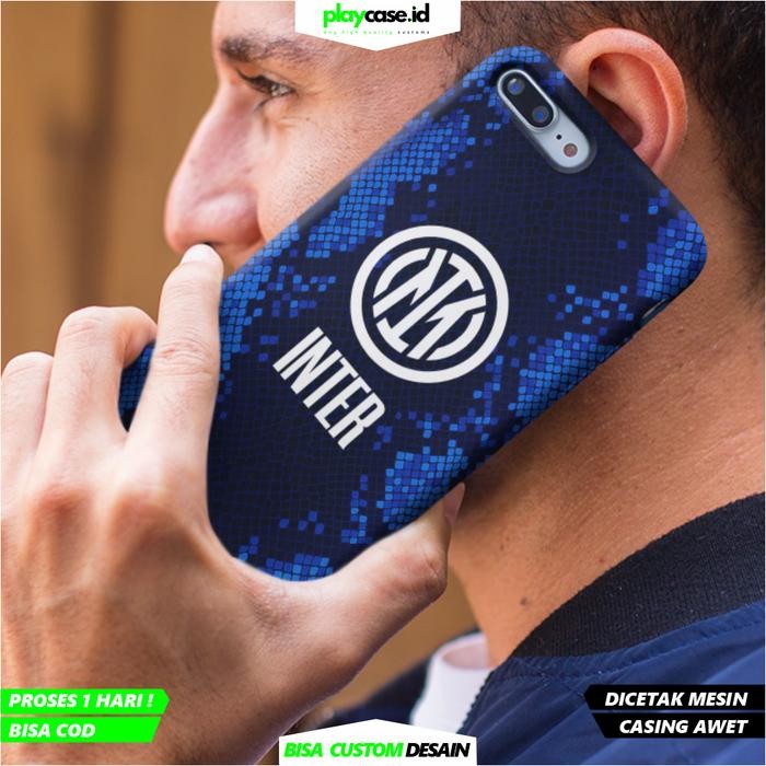 [1 HARI JADI] Soft Case Custom Inter Milan [BEBAS TAMBAH DESAIN] *