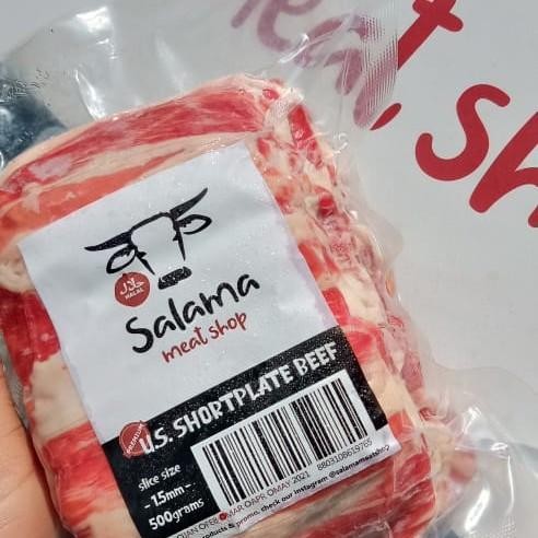 

(Allthebest) Halal US Shortplate/ Daging Yoshinoya/ Daging Yakiniku 500 gram