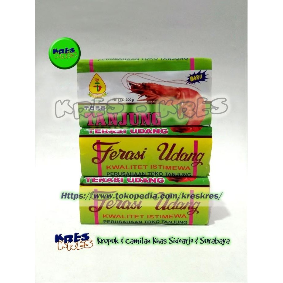 

(Allthebest) Terasi / Trasi Udang Tanjung Mentah Tanpa Dus Sidoarjo - 250gr