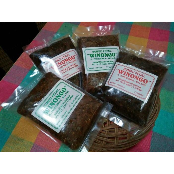 

(Allthebest) bumbu pecel pincuk winongo/bumbu siap saji
