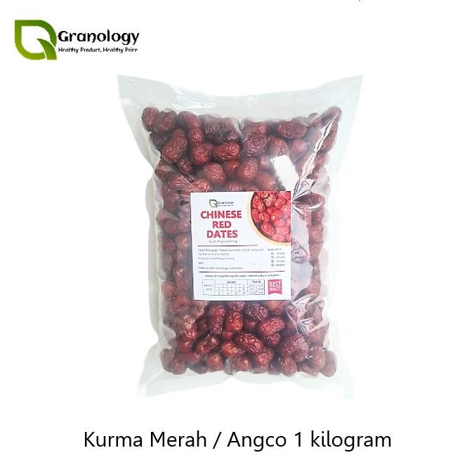 

ASLI Kurma Merah / Red Dates / Angco (1 kilogram) by Granology READY STOCK