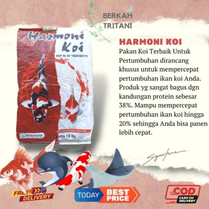 PAKAN KOI HARMONI 250gr HARMONI KOI MAKANAN KOI PELET KOI PAKAN KOI