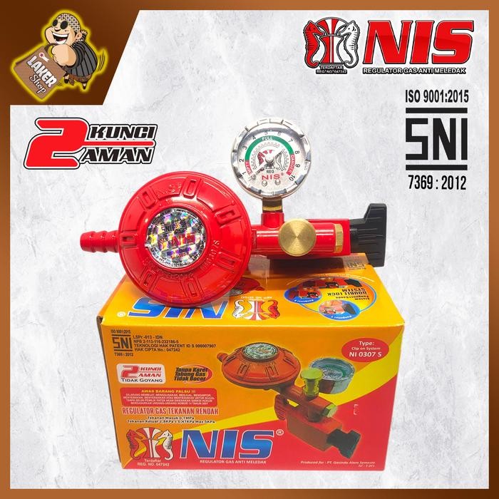 TERLARIS NIS REGULATOR ROBOT RELEASE GAS (NI 0307 S) - TEKANAN RENDAH